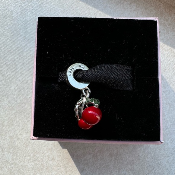 Pandora Cherry 🍒 Dangle Charm - Picture 3 of 4